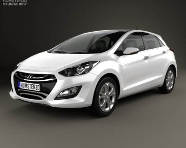 Hyundai i30 (Elantra Touring) hatchback 2013 3D Model