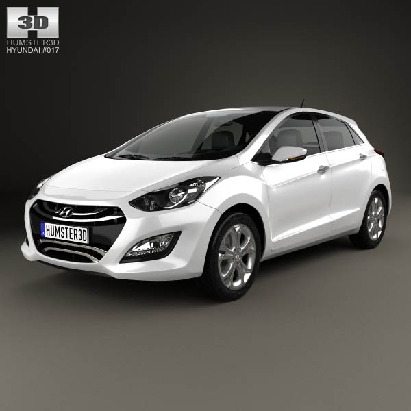 Hyundai i30 (Elantra Touring) hatchback 2013 3D model