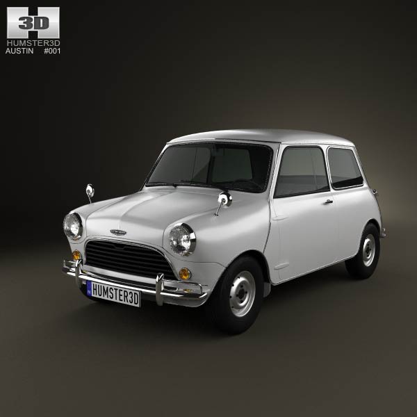 Austin Mini Cooper S 1964 3D model