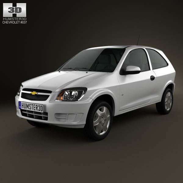 Chevrolet Celta 3-door hatchback 2011 3D model
