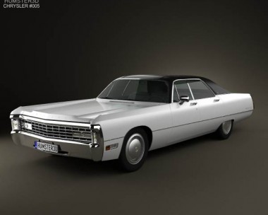 Chrysler Imperial LeBaron 4-door Hardtop 1971 3D Model