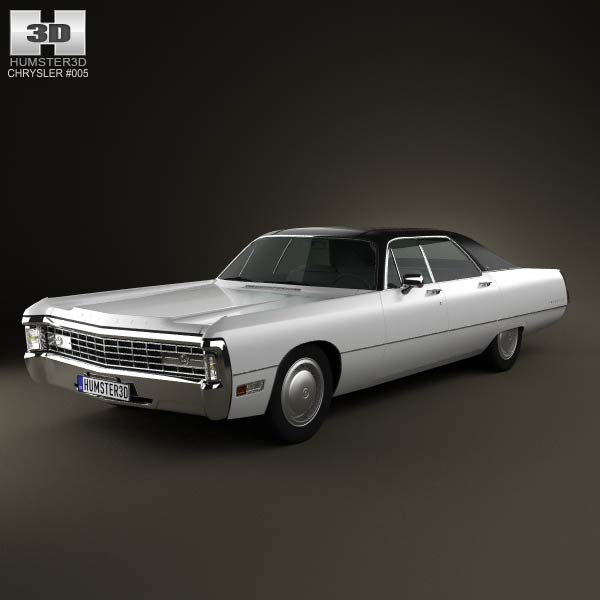 Chrysler Imperial LeBaron 4-door Hardtop 1971 3D model