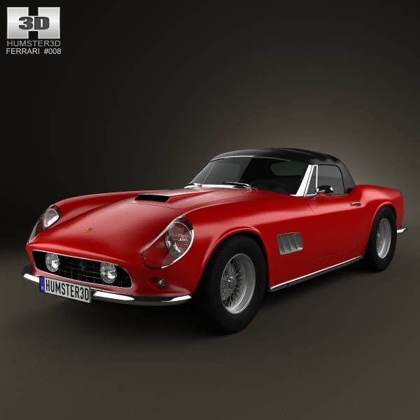 Ferrari 250 GT California Spider 1958 3D model