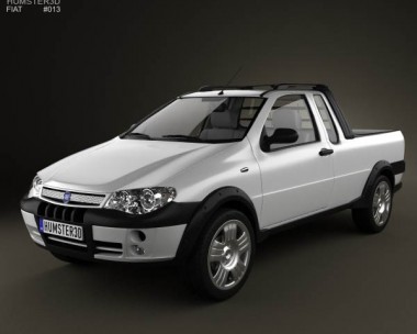 Fiat Strada III 2004 3D Model