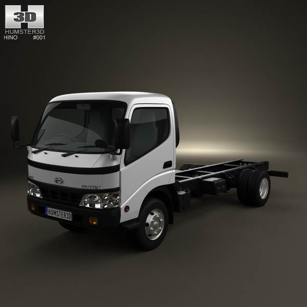 Hino Dutro Standard Cab Chassis 2010 3D model