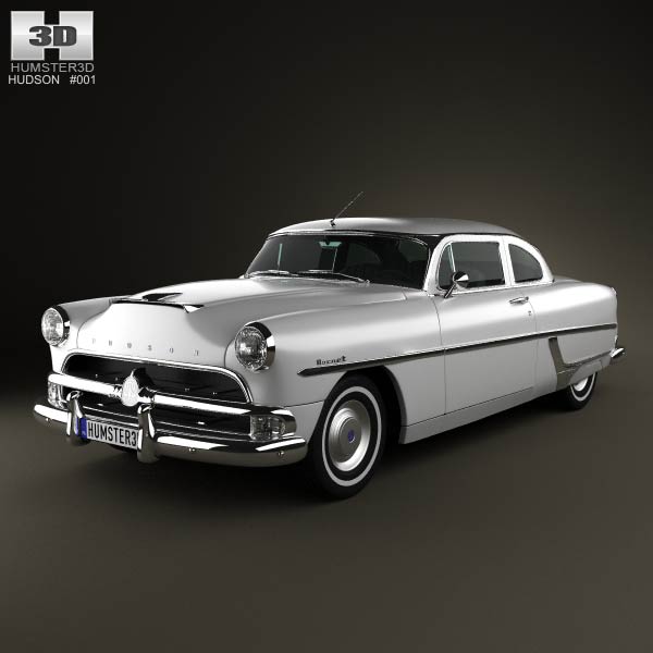 Hudson Hornet 2-door 1954 3D model