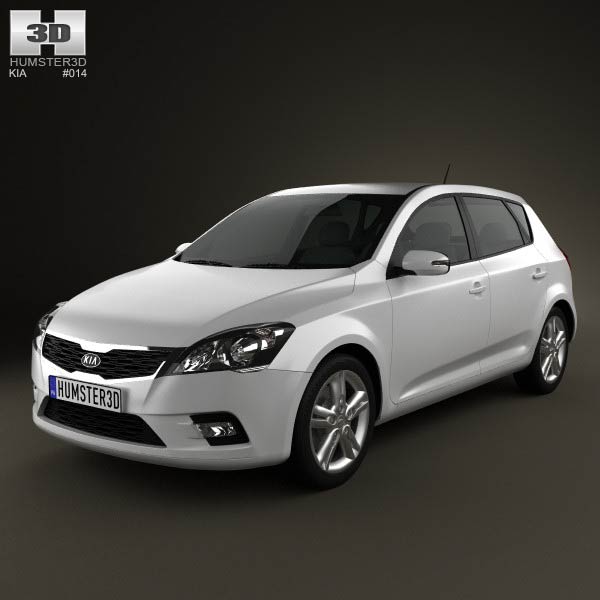 Kia Ceed Hatchback 5-door 2011 3D model