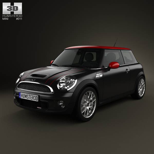 Mini John Cooper Works Hardtop with HQ Interior 2011 3D model