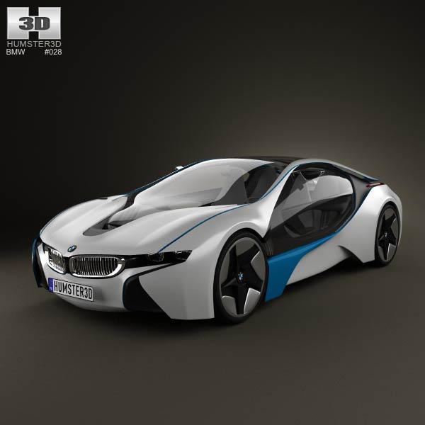 BMW i8 concept 2009 3D model