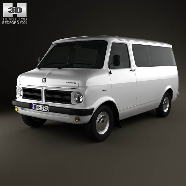 Bedford CF Minibus 1969-1979 3D model