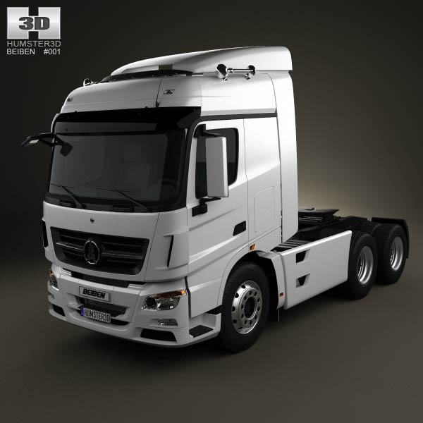 Beiben V3 Tractor 2012 3D model