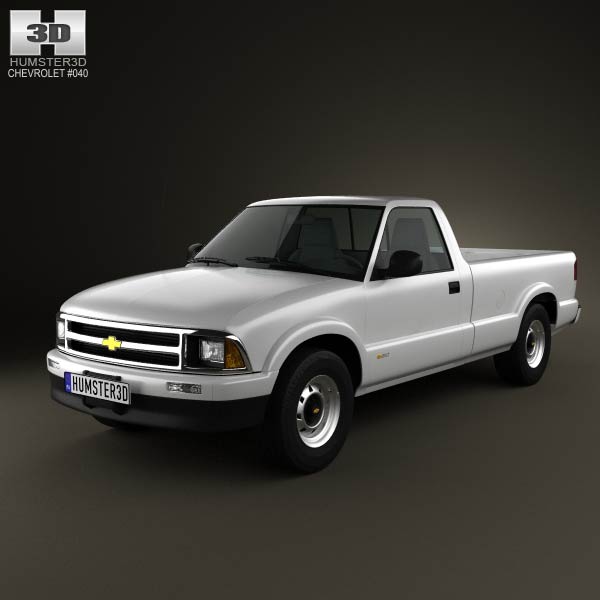 Chevrolet S10 Single Cab Long Bed 1994 3D model