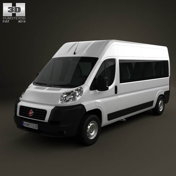Fiat Ducato Minibus 2012 3D model