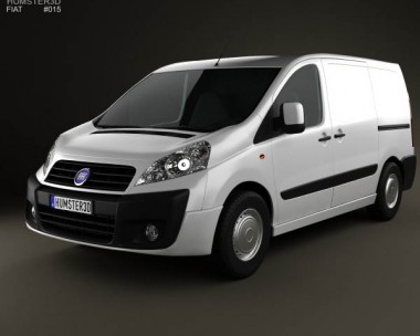 Fiat Scudo Furgon ShortWheelbase 4-door 2011 3D Model
