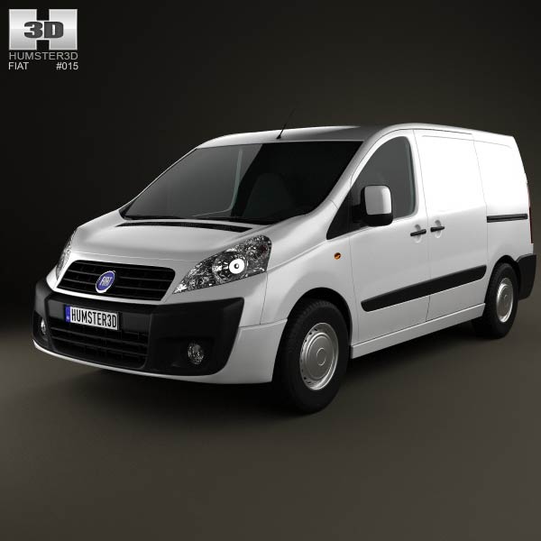 Fiat Scudo Furgon ShortWheelbase 4-door 2011 3D model