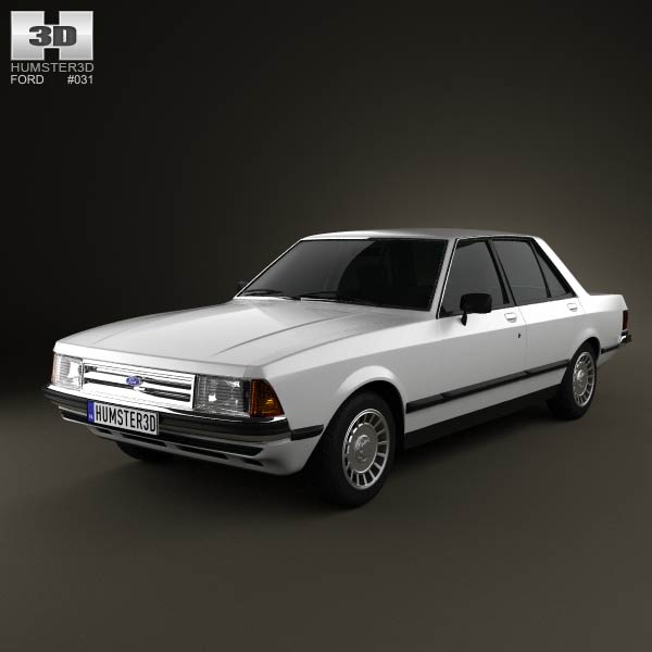 Ford Granada Sedan 1982 3D model