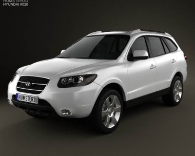 Hyundai Santa Fe 2007 3D Model