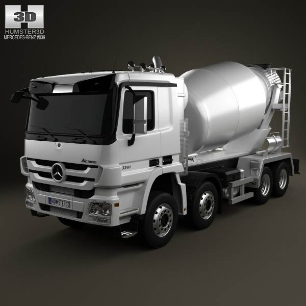 Mercedes-Benz Actros Mixer 2011 3D model