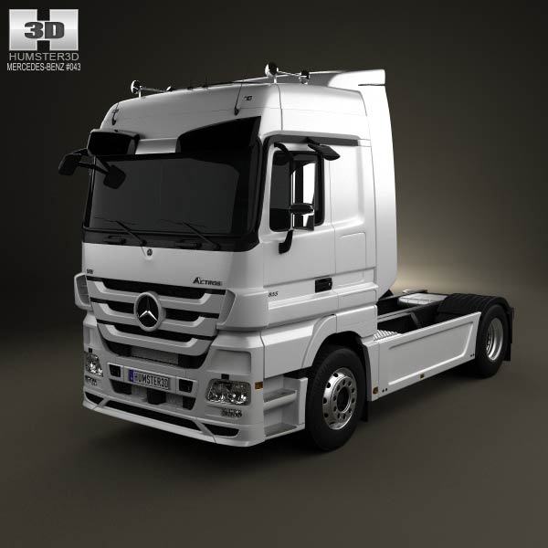 Mercedes-Benz Actros Tractor 2-axle 2011 3D model
