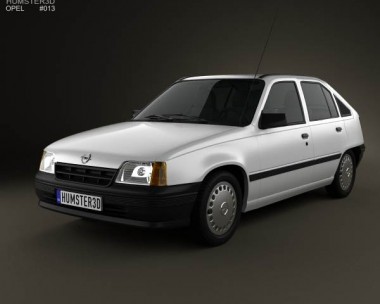 Opel Kadett E Hatchback 5-door 1984-1991 3D Model