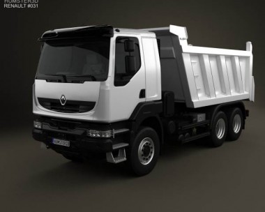 Renault Kerax Tiper 2011 3D Model