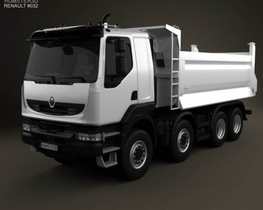 Renault Kerax Tiper 2011 3D Model