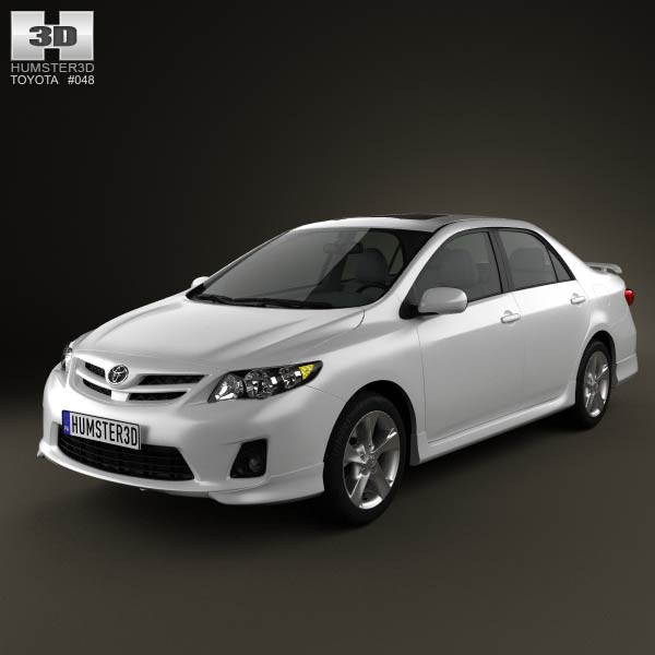 Toyota Corolla 2012 3D model