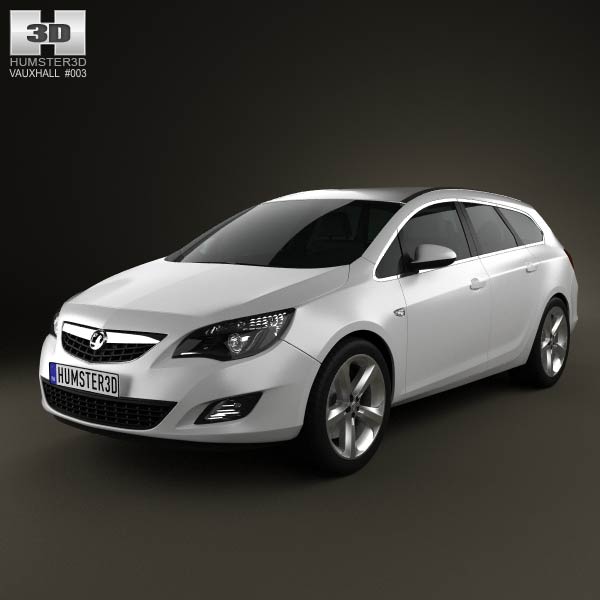 Vauxhall Astra Sports Tourer 2011 3D model