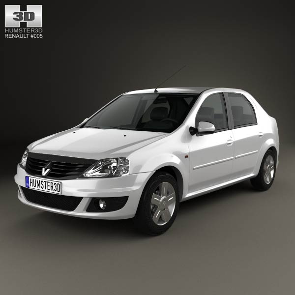 Renault Logan Sedan 2011 3D model