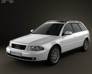 Audi A4 Avant 1999 3D Model