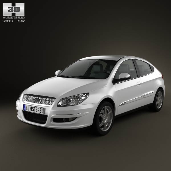 Chery A3 (J3) Hatchback 5-door 2012 3D model