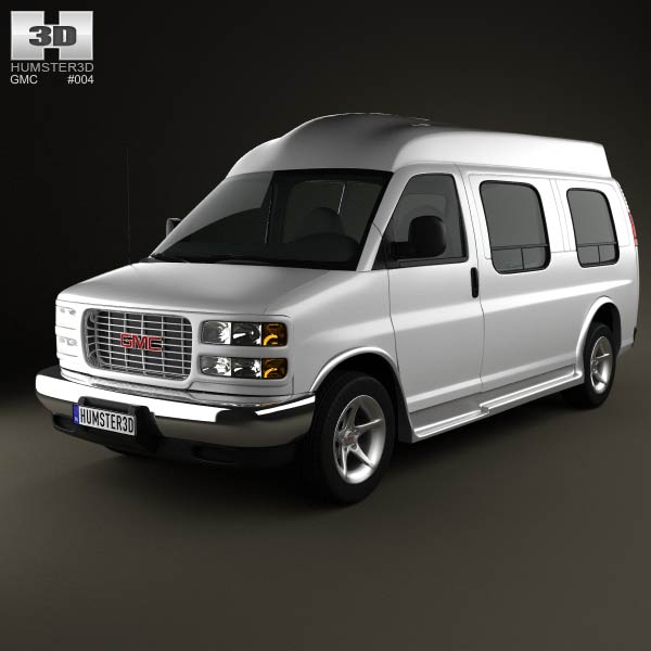 GMC Savana Cargo Van YF7 Upfitter 1997 3D model