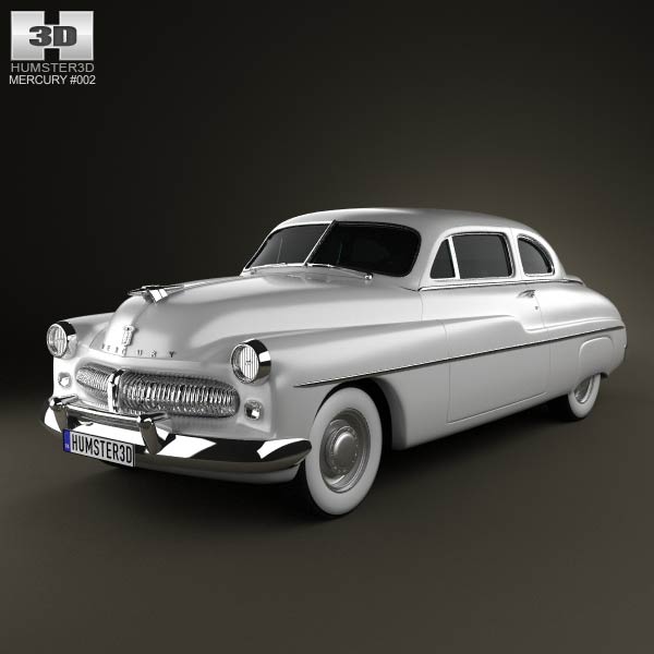 Mercury Eight Coupe 1949 3D model