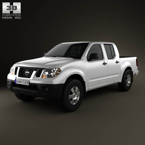 Nissan Frontier Crew Cab Short Bed 2012 3D model