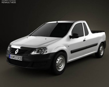 Renault Logan Pickup 2011 3D Model