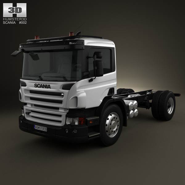 Scania P Chassis 2011 3D model