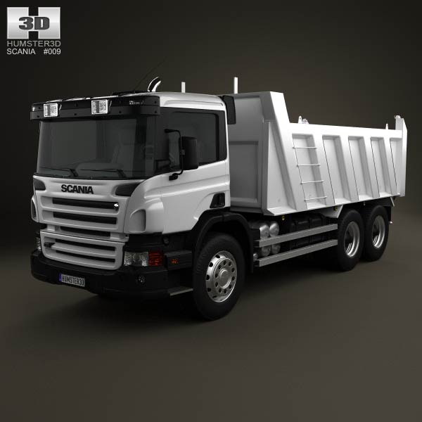 Scania P Tipper 2011 3D model