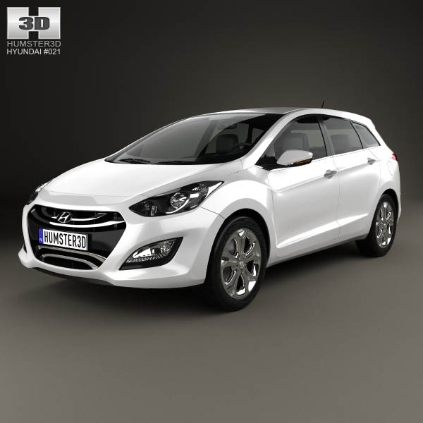 Hyundai i30 (Elantra) Wagon 2013 3D model