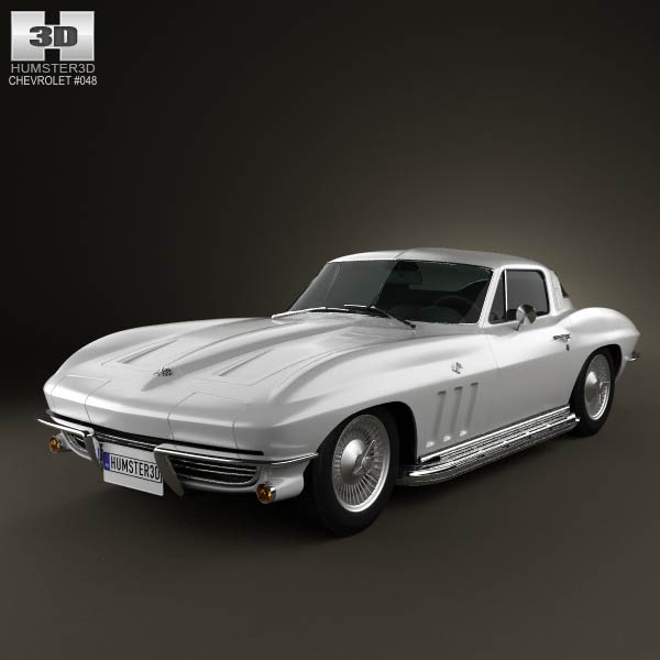 Chevrolet Corvette Sting Ray (C2) 1965 3D model
