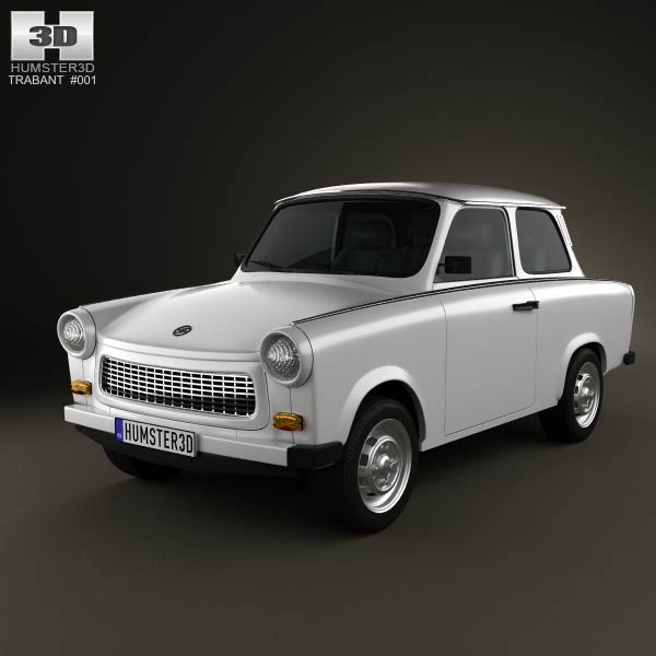 Trabant 601 Sedan 1963 3D model