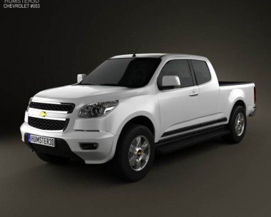 Chevrolet Colorado S-10 Extended Cab 2013 3D Model