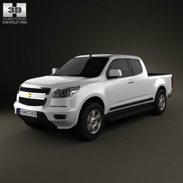 Chevrolet Colorado S-10 Extended Cab 2013 3D model