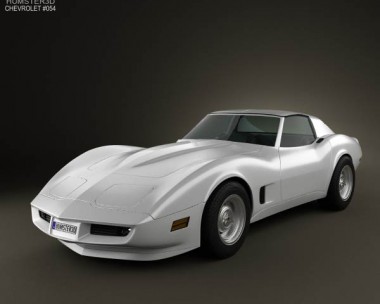 Chevrolet Corvette Stingray (C3) Coupe 1973 3D Model