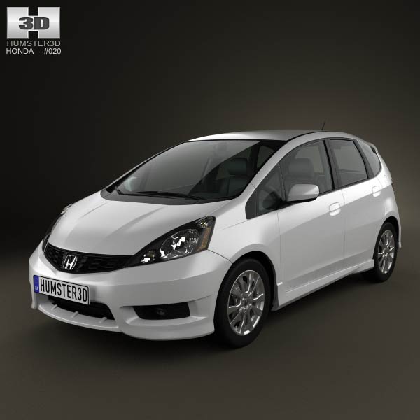 Honda Fit (Jazz) Sport 2012 3D model