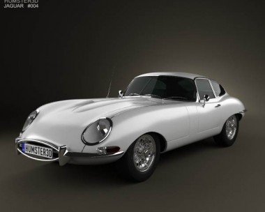 Jaguar E-type coupe 1961 3D Model