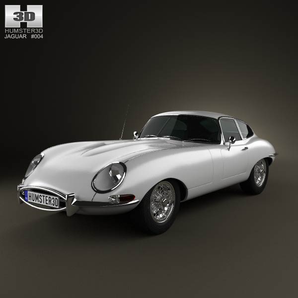 Jaguar E-type coupe 1961 3D model