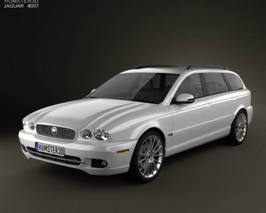 Jaguar X-Type estate 2009 3D Model
