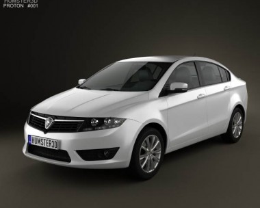 Proton Preve 2012 3D Model