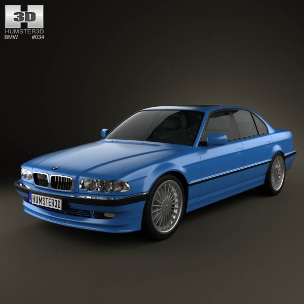 BMW 7 Series B12 Alpina 1999 3D model