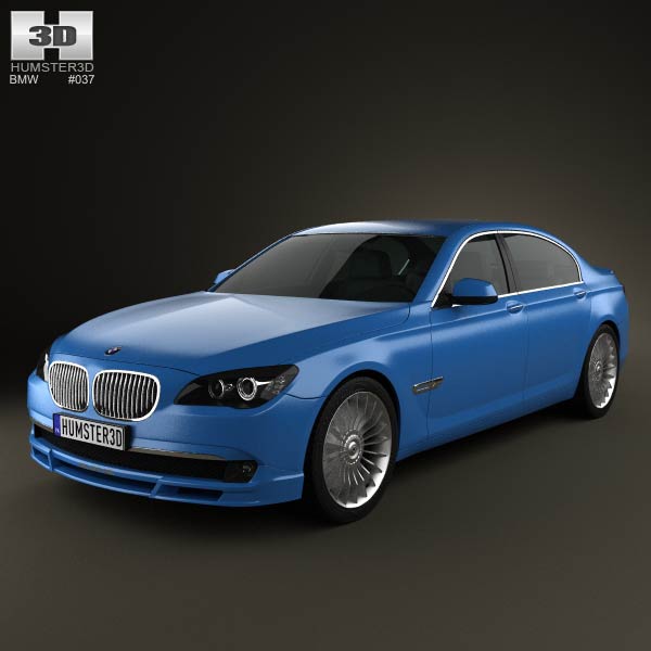BMW 7 Series B7 Alpina 2011 3D model